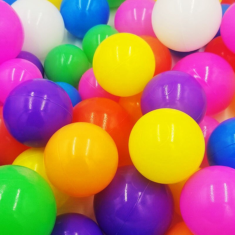 10PCS Baby Toys Ocean Ball 5.5cm Plastic Pit Balls Pool For Play Pool Ocean Water Ball Colorful Soft Outdoor Toys Random Color